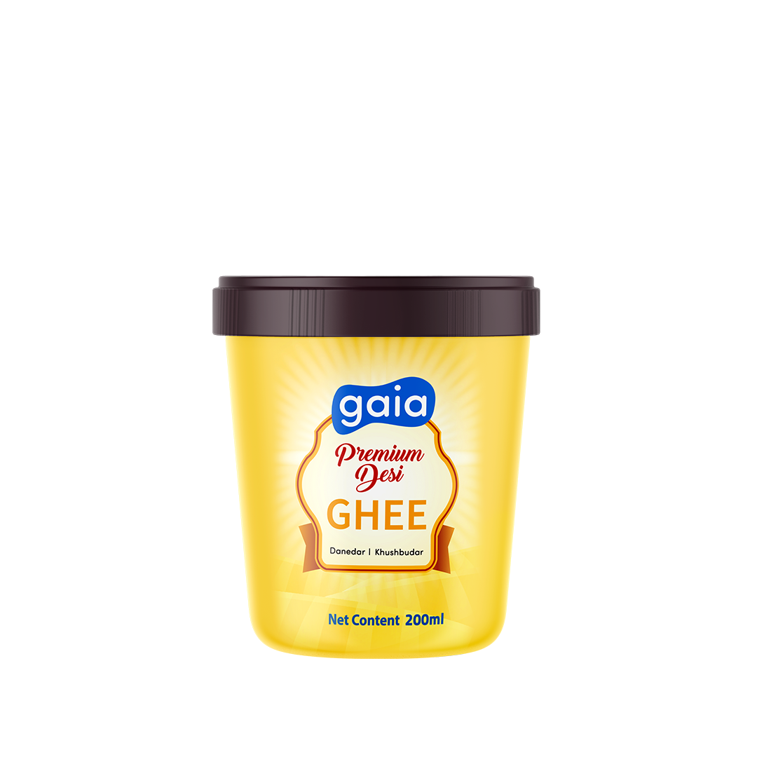 Gaia Premium Desi Ghee Jar 200 ml
