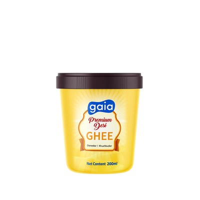 Gaia Premium Desi Ghee Jar 200 ml