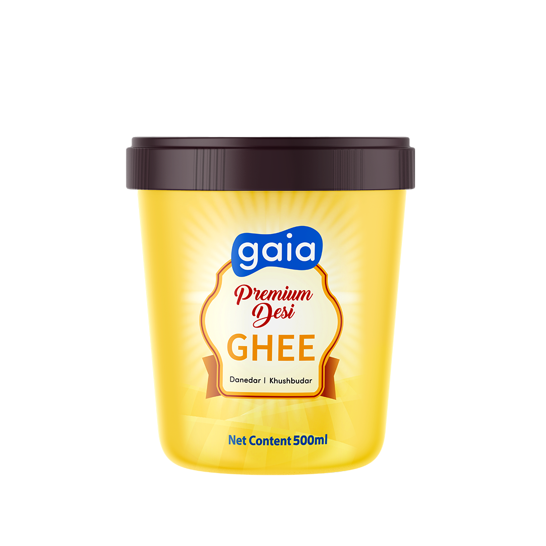 Gaia Premium Desi Ghee Jar 500 ml