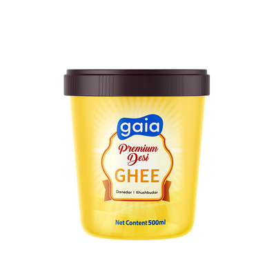Gaia Premium Desi Ghee Jar 500 ml