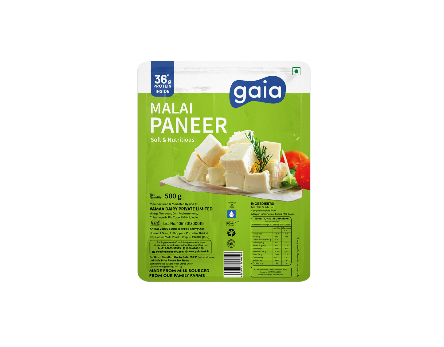 Gaia Malai Paneer