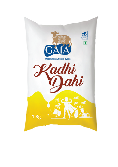 Gaia Kadhi Dahi Pouch 1 Kg