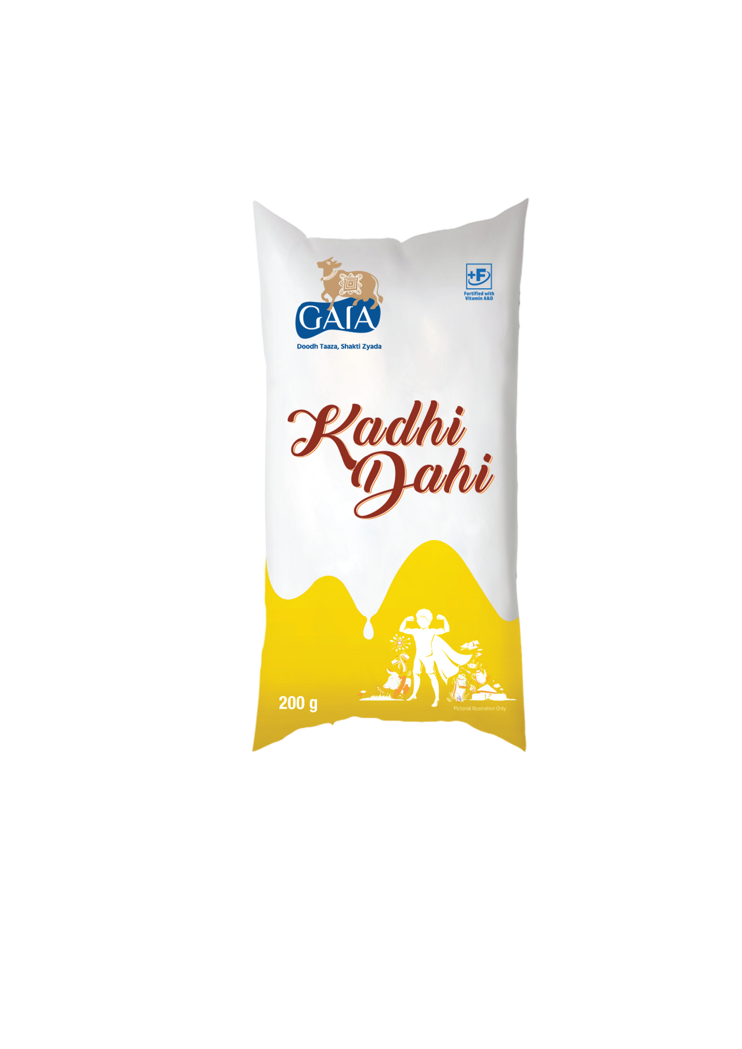 Gaia Kadhi Dahi Pouch 200g