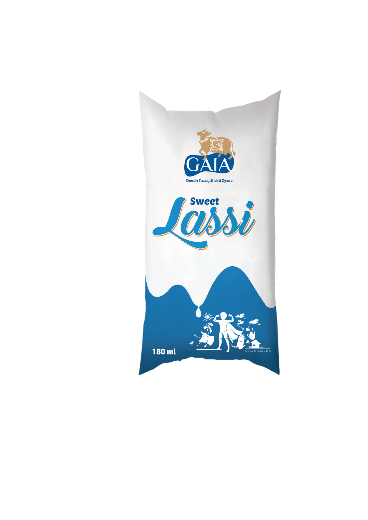 Gaia Sweet Lassi Pouch 180 ml